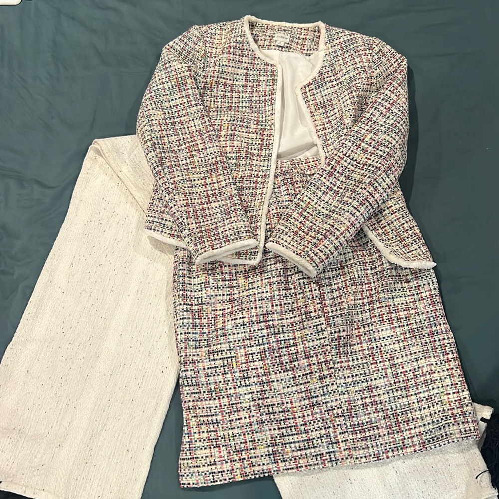 J Crew Two -piece Tweed blazer and Pencil skirt - brand new! *sold as set*
